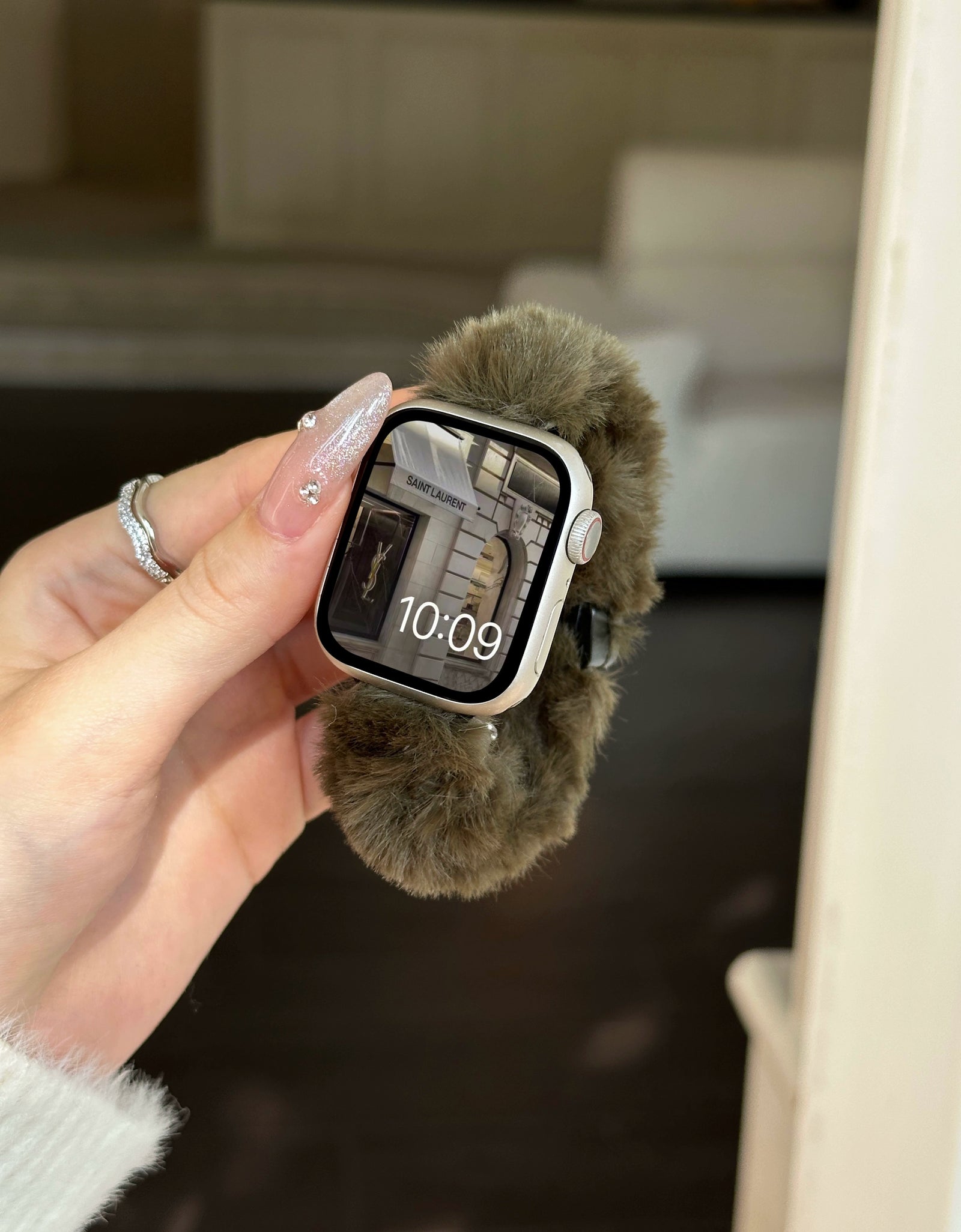 Adorable Faux Fur Watch Strap