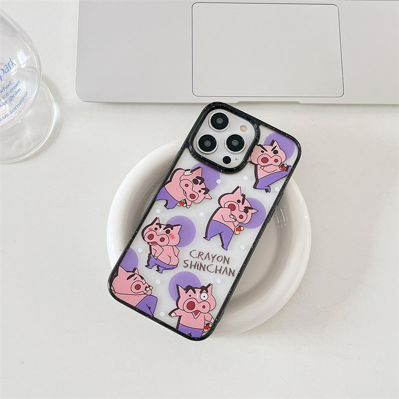 Lilac Shinchan Case