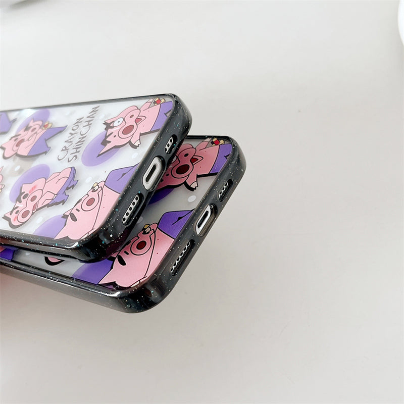 Lilac Shinchan Case