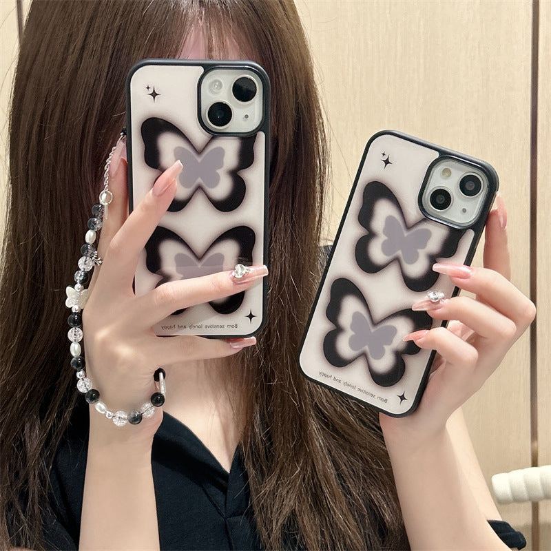 Monochrome Butterfly Case