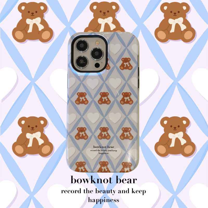 Floral Teddy Chain Case