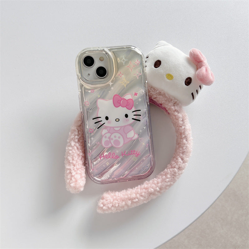 Pink Aesthetic Kitty Case