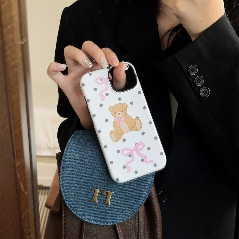 Polka Teddy Case