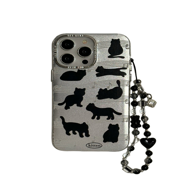 Black Cat Plated Chain Case