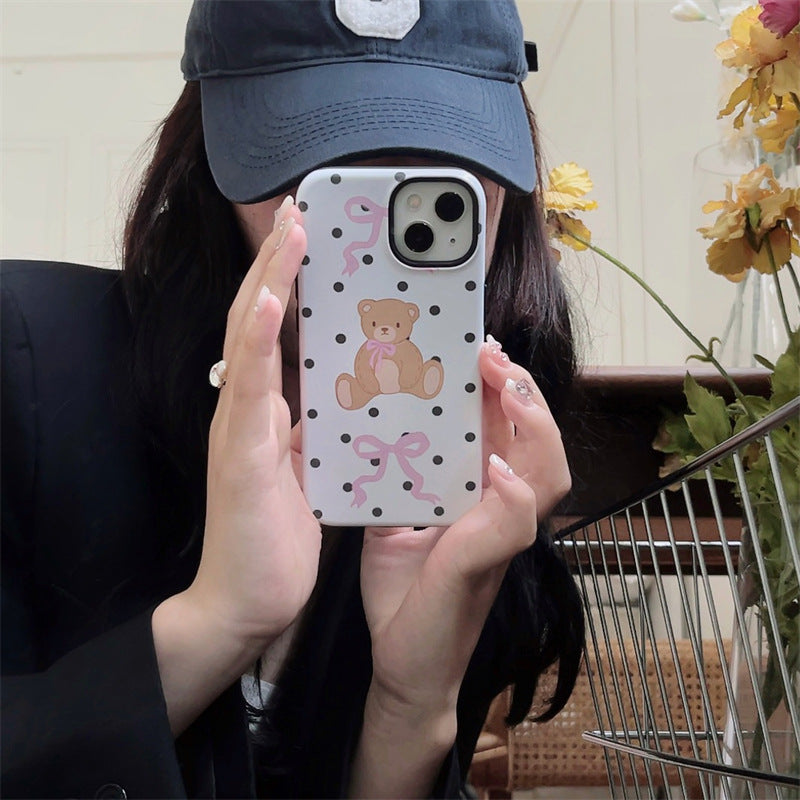 Polka Teddy Case