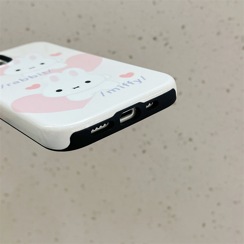 Miffy Bunny Heart White Case