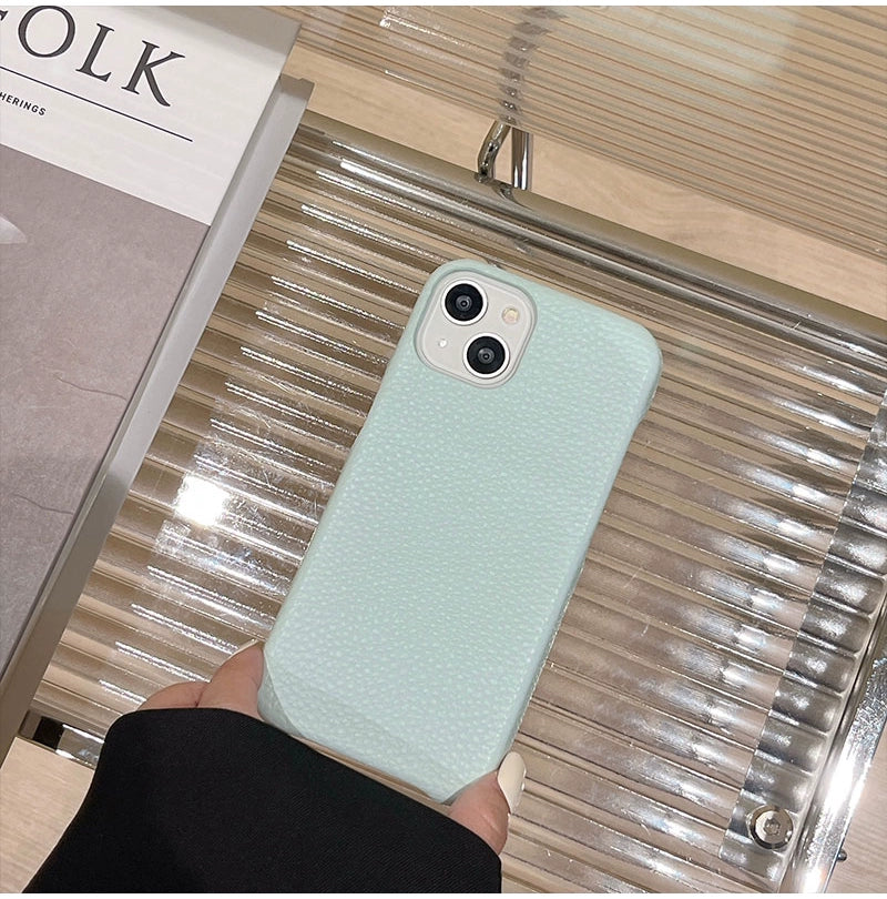 Solid Pastel PU Case