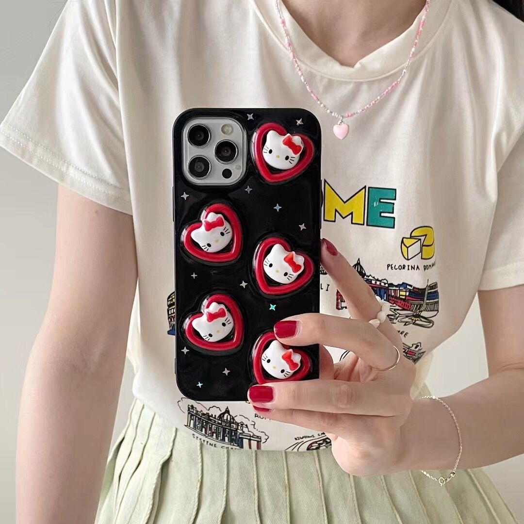 Heart Never End Kitty Case