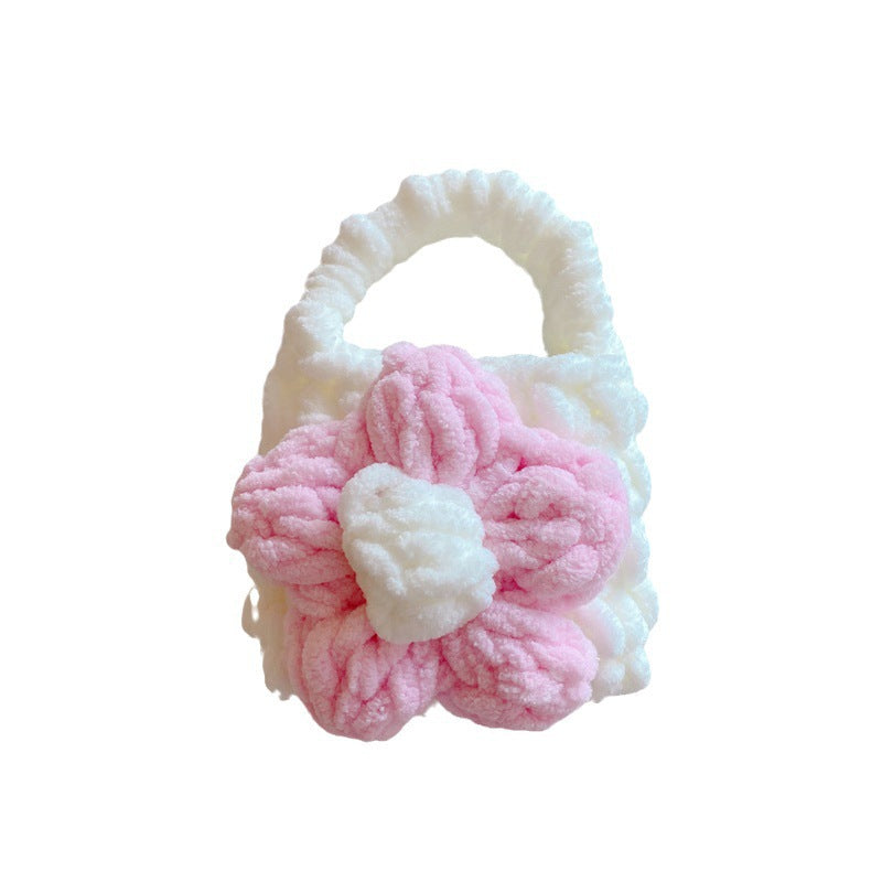 Floral Plush Knit Case