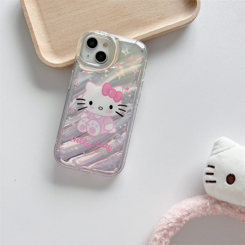 Pink Aesthetic Kitty Case