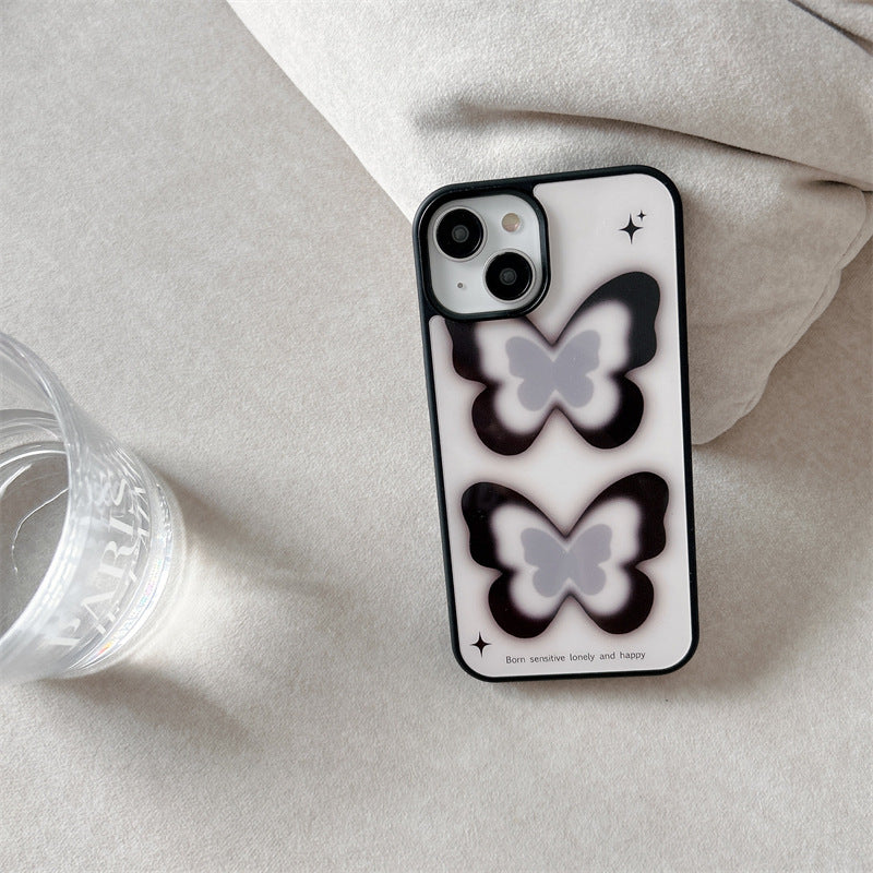 Monochrome Butterfly Case