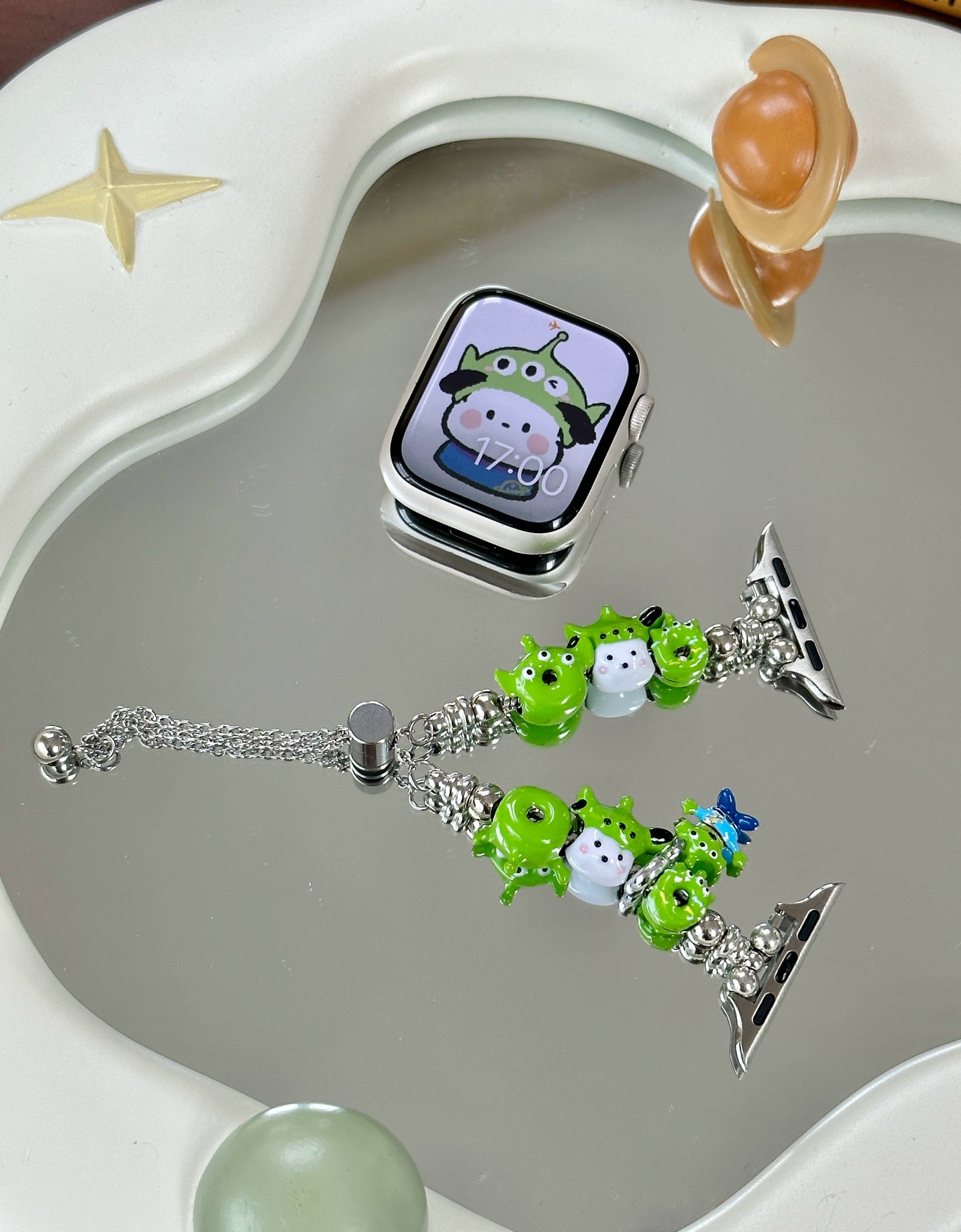 Cartoon Series Beaded Watch Bracelet