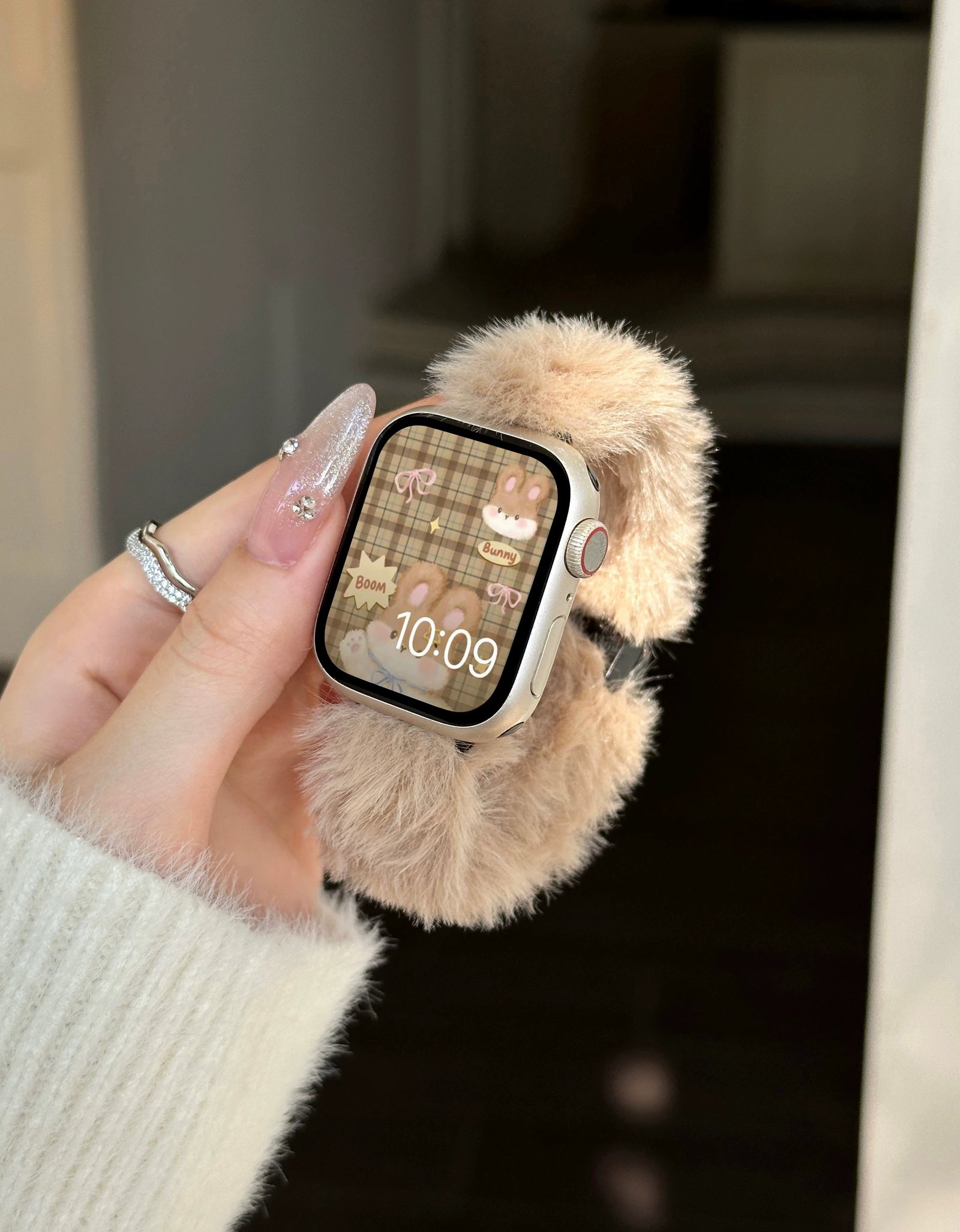 Adorable Faux Fur Watch Strap