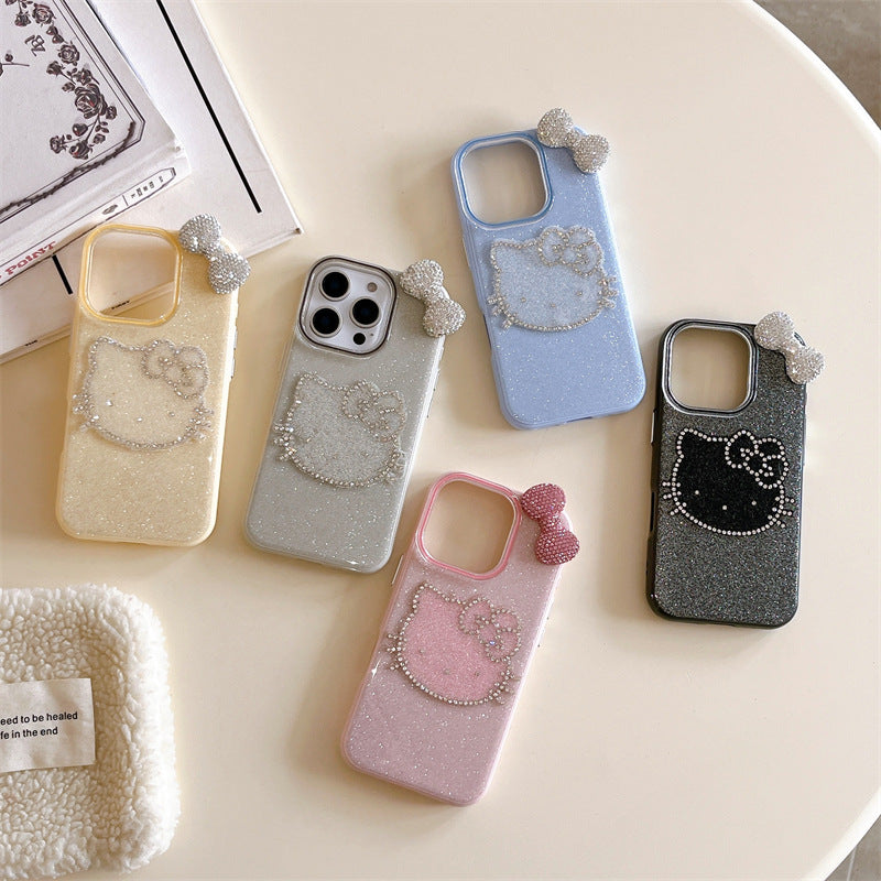 Crystal Bow Kitty Case