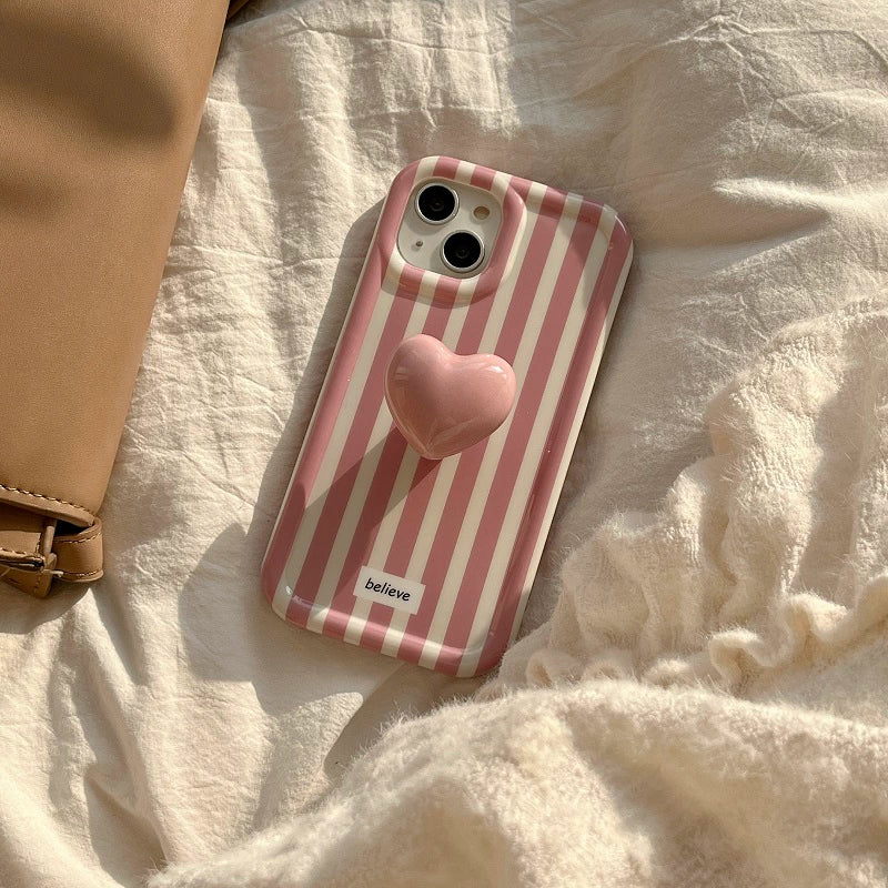 Bubble Heart Believe Case