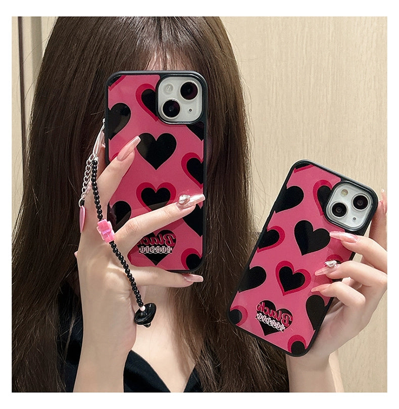 Hot Pink Layering Heart Case