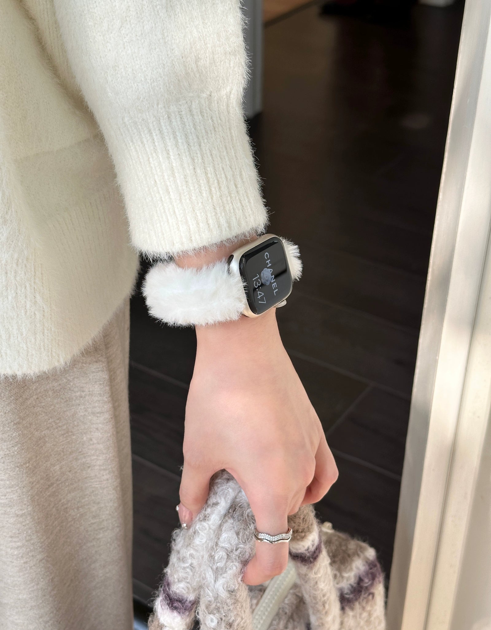 Adorable Faux Fur Watch Strap