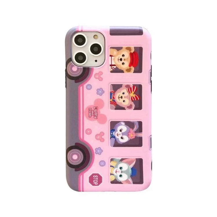 Peach Teddy Graphic iPhone Case