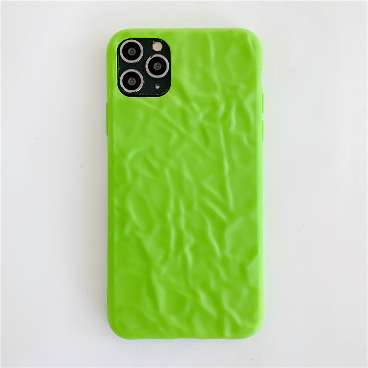 Neon Green Cream Texture iPhone Case