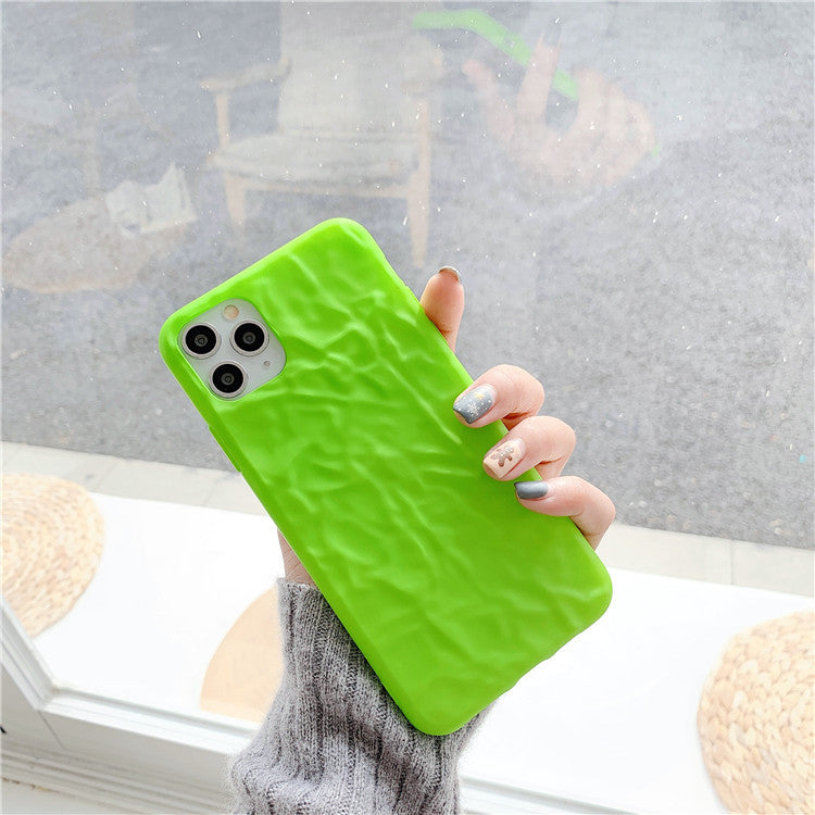 Neon Green Cream Texture iPhone Case