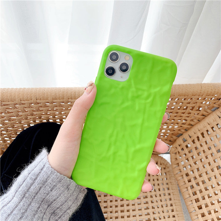 Neon Green Cream Texture iPhone Case