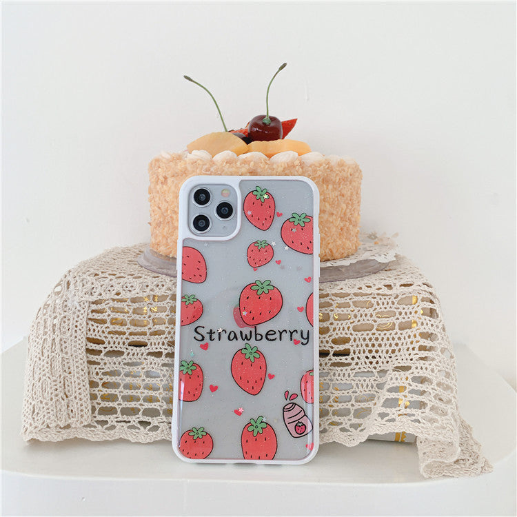 Strawberries Epoxy iPhone Case