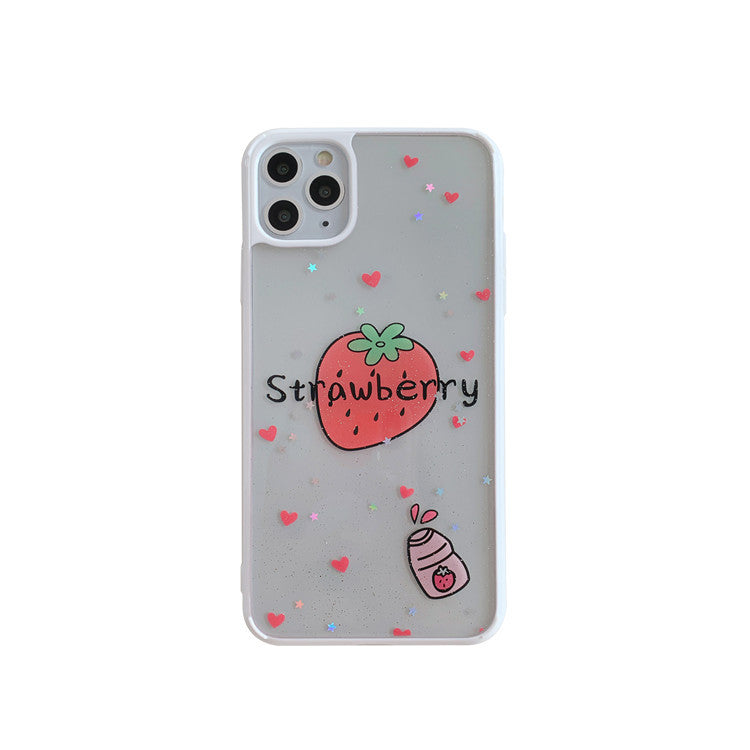 Strawberries Epoxy iPhone Case