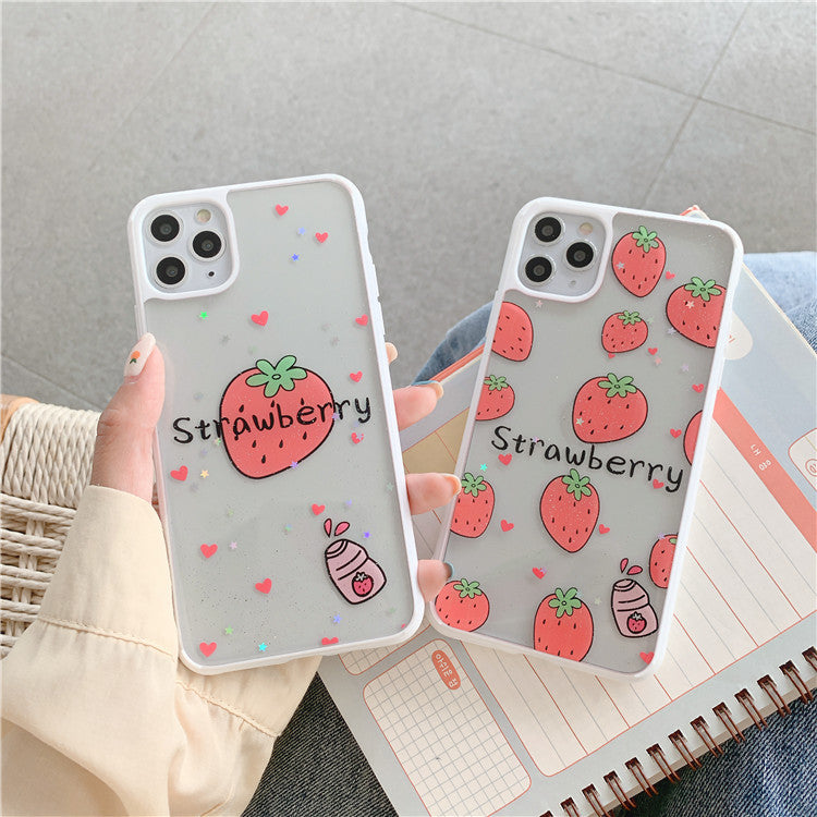 Strawberries Epoxy iPhone Case