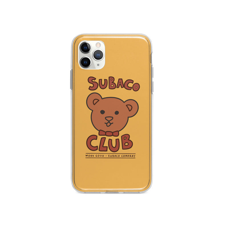 SUBACO CLUB Transparent iPhone Case TBH240