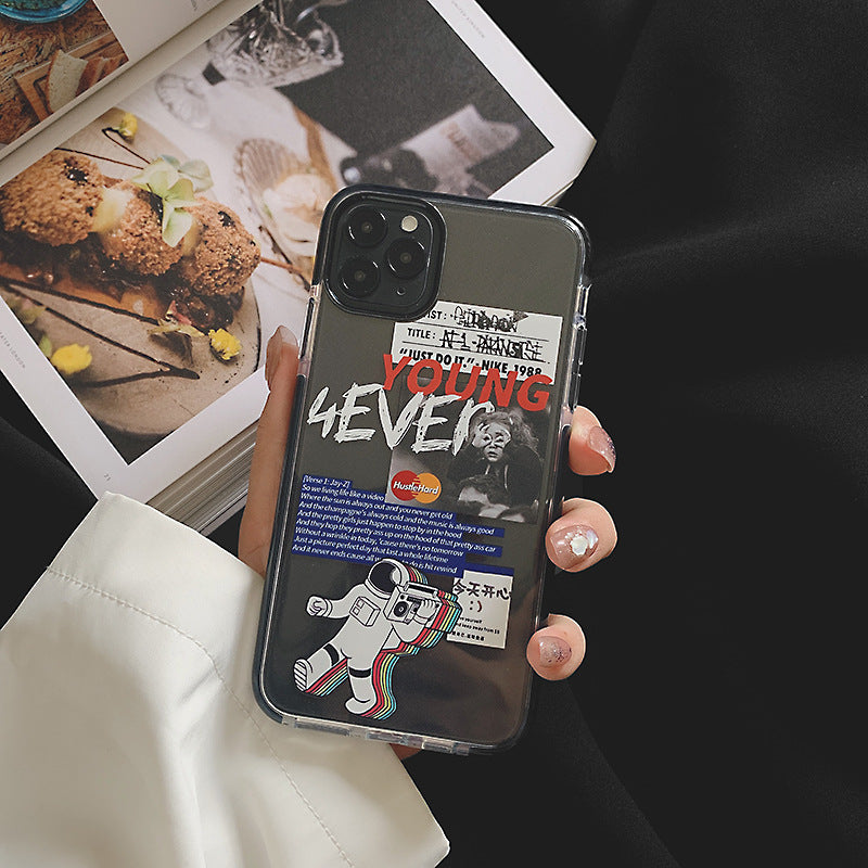 YOUNG 4EVER Transparent iPhone Case TBH014