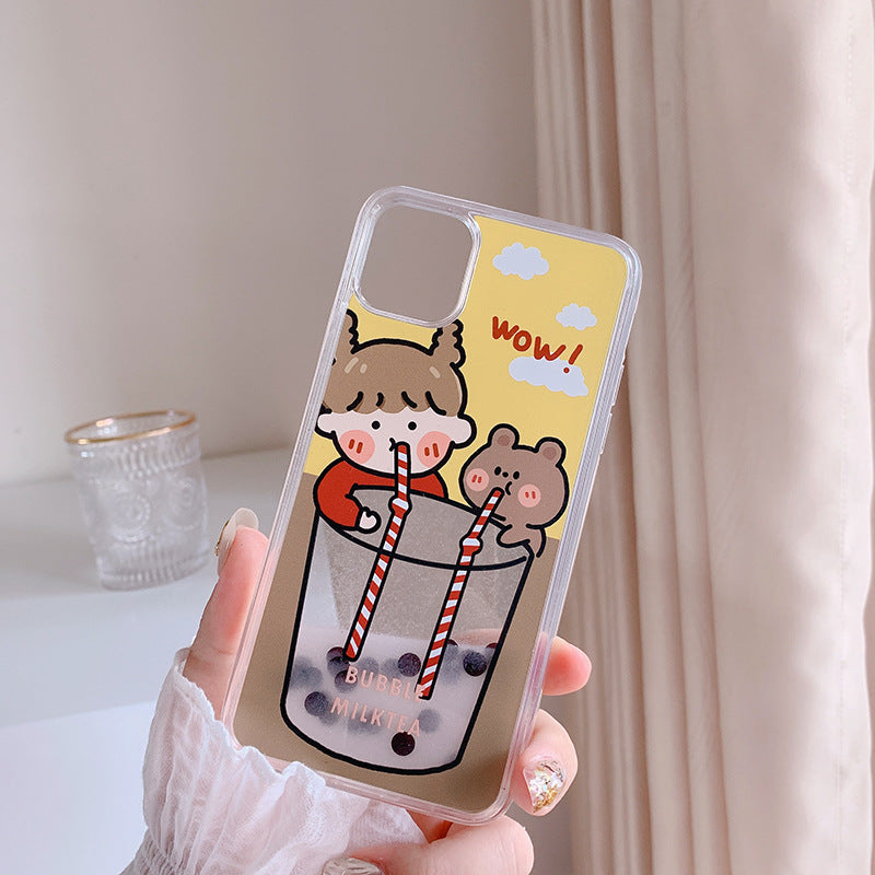 Boba Girl With Bear iPhone Case TBH003