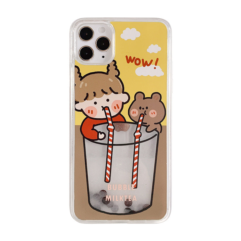 Boba Girl With Bear iPhone Case TBH003