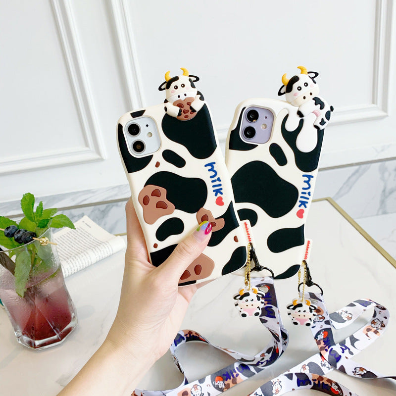 Moo Print Silicone iPhone Case