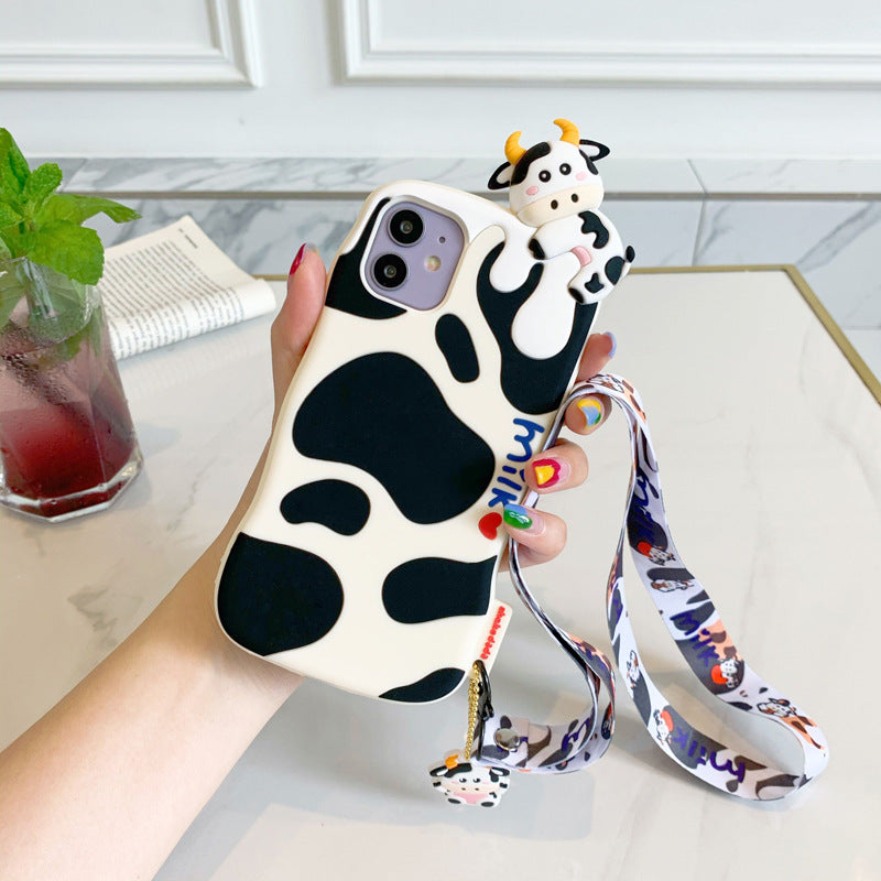 Moo Print Silicone iPhone Case