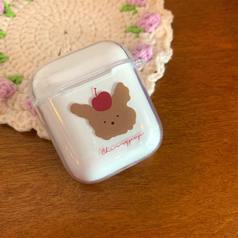 Teddy with apple on his head AirPods Case