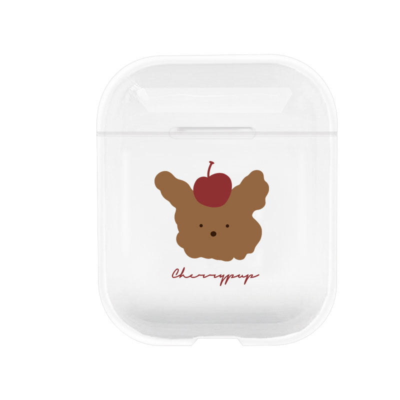 Teddy with apple on his head AirPods Case