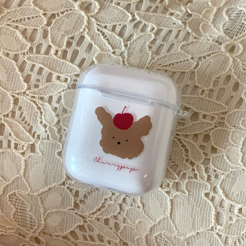 Teddy with apple on his head AirPods Case