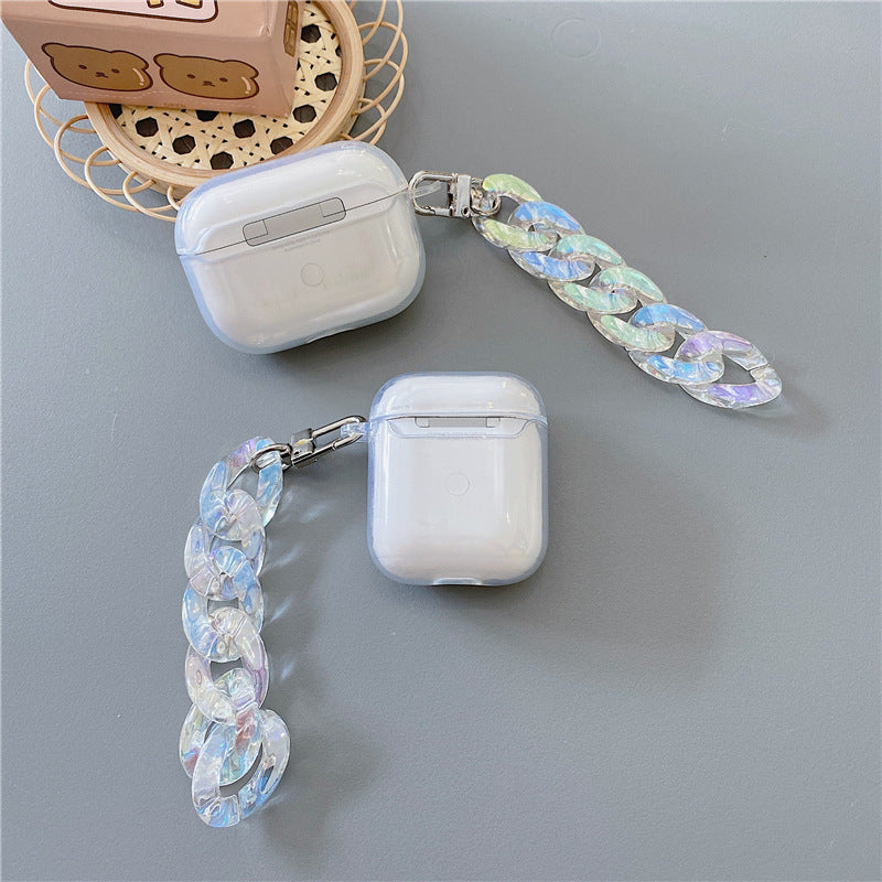 Vintage Bunny AirPods Case with chain