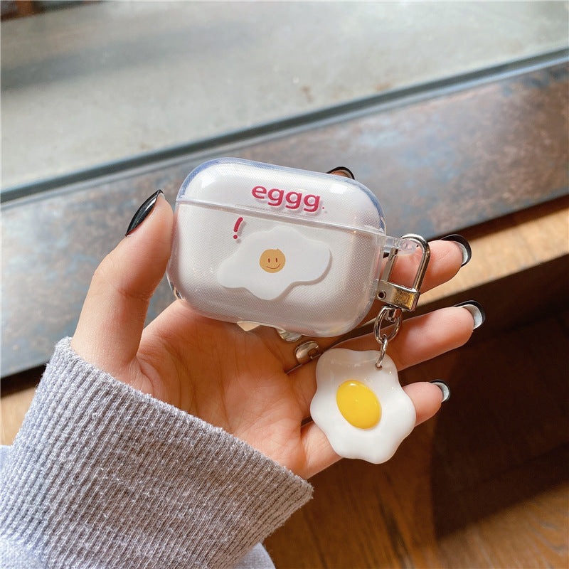 Fried Egg with chain AirPods Case