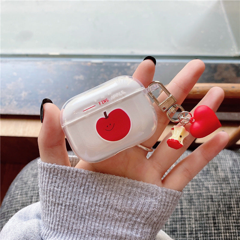 Smiley Apple with chain AirPods Case