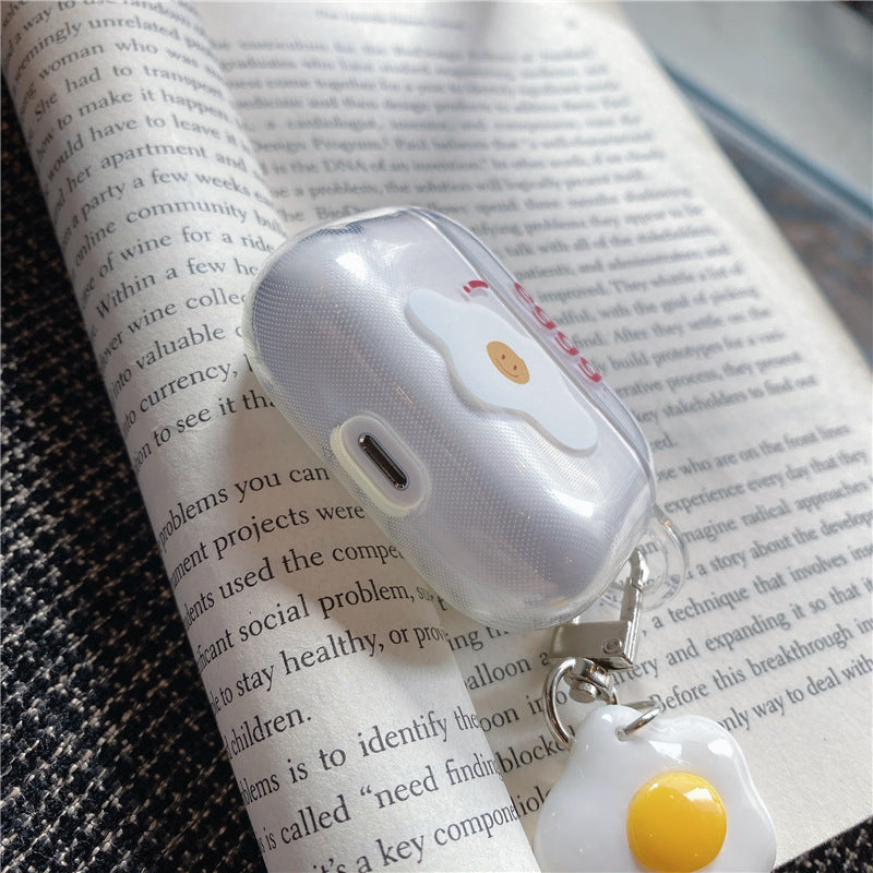 Fried Egg with chain AirPods Case