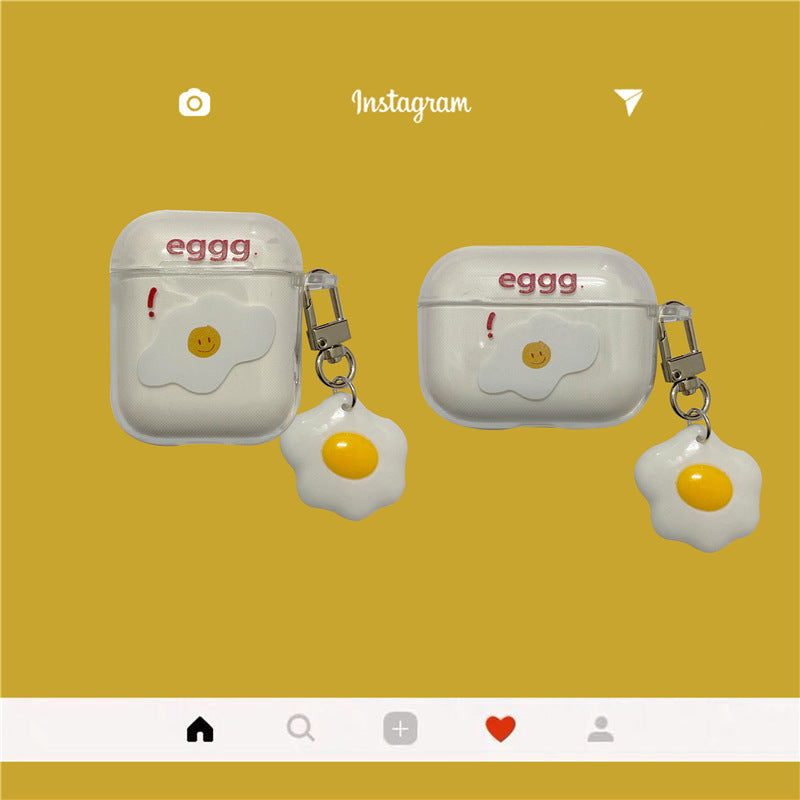 Fried Egg with chain AirPods Case