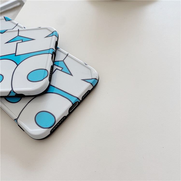 OKOK Baby Blue Graphic iPhone Case