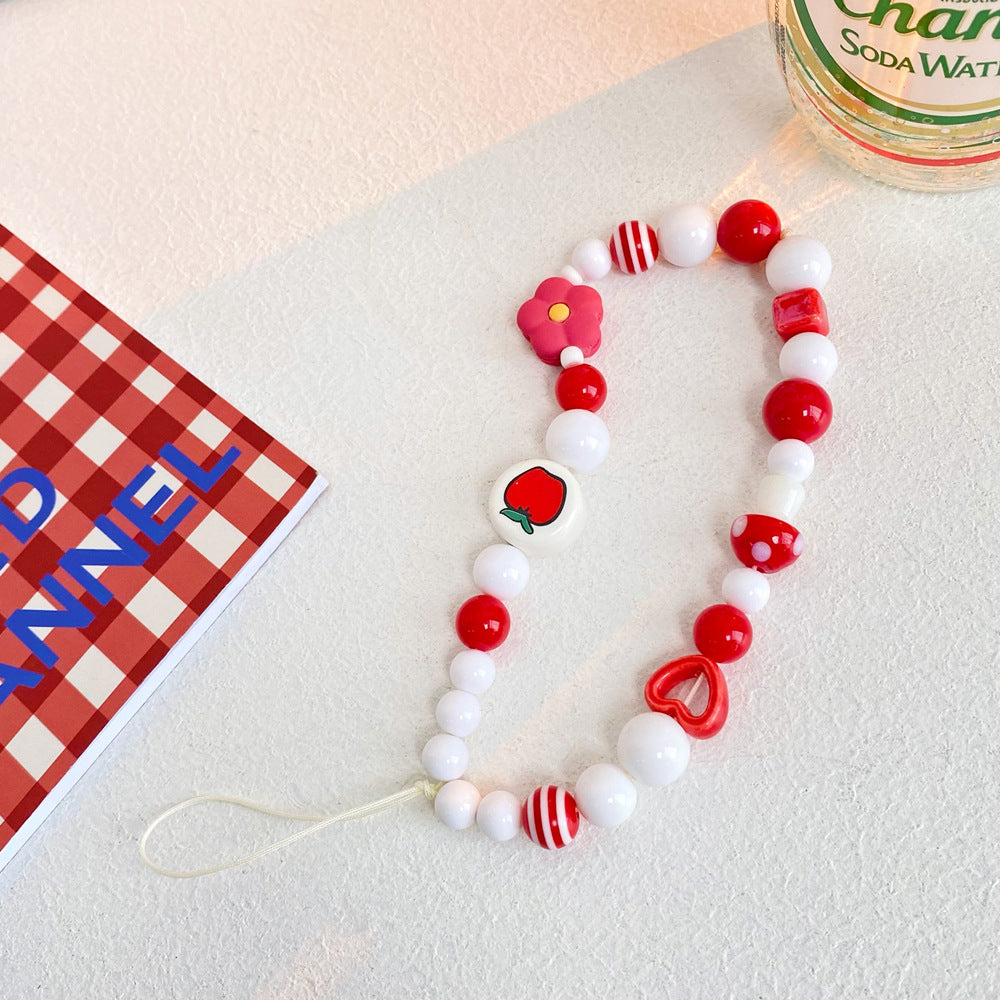 Red Mushroom Phone Charm