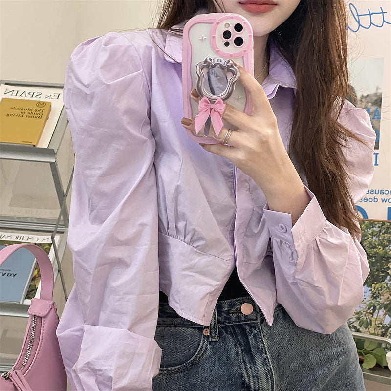 Pink Bow Mirror Case