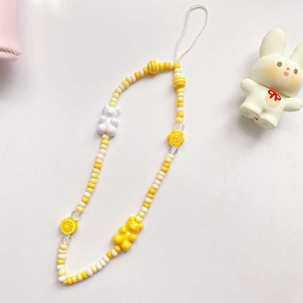 Jelly Teddy Phone Charm