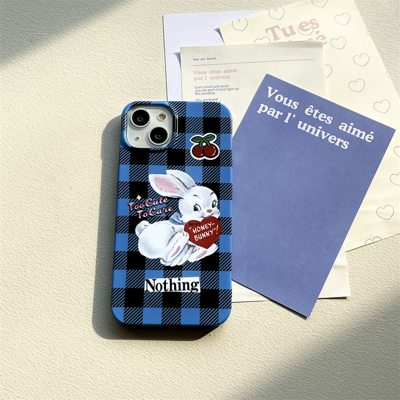 Cherry Bunny Plaid Case