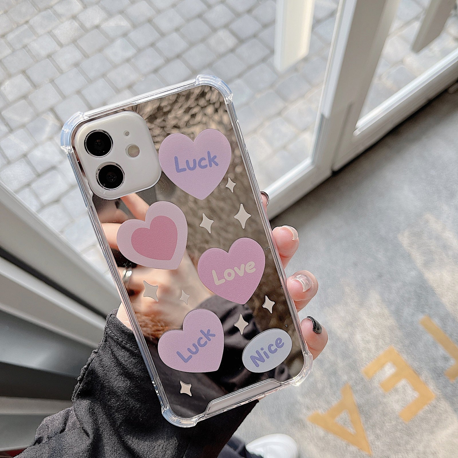 Vibe Heart Mirror Case