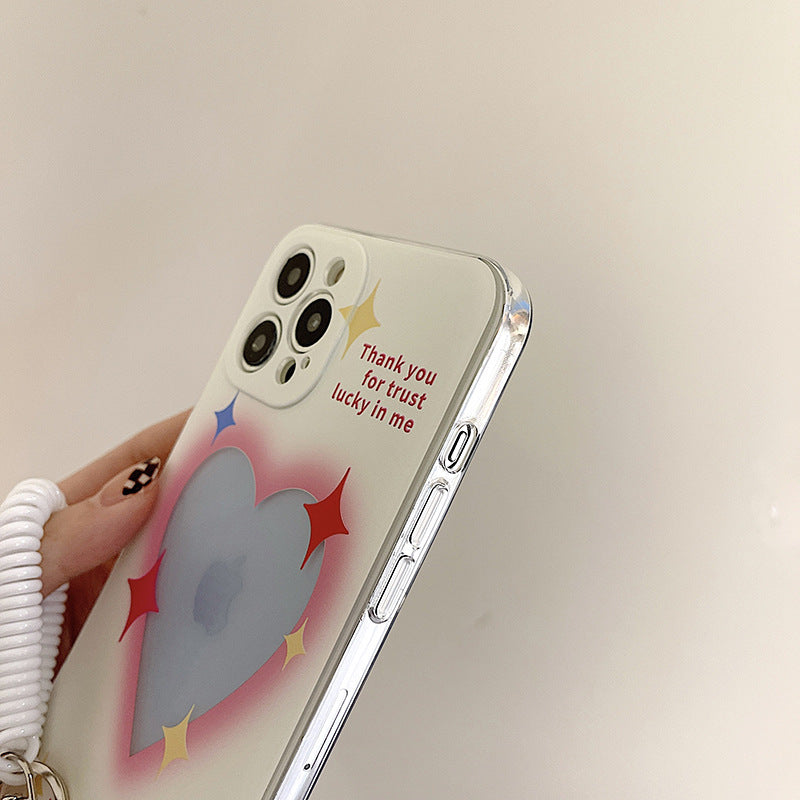 Her heart overflowed with love Graphic  Chain Case