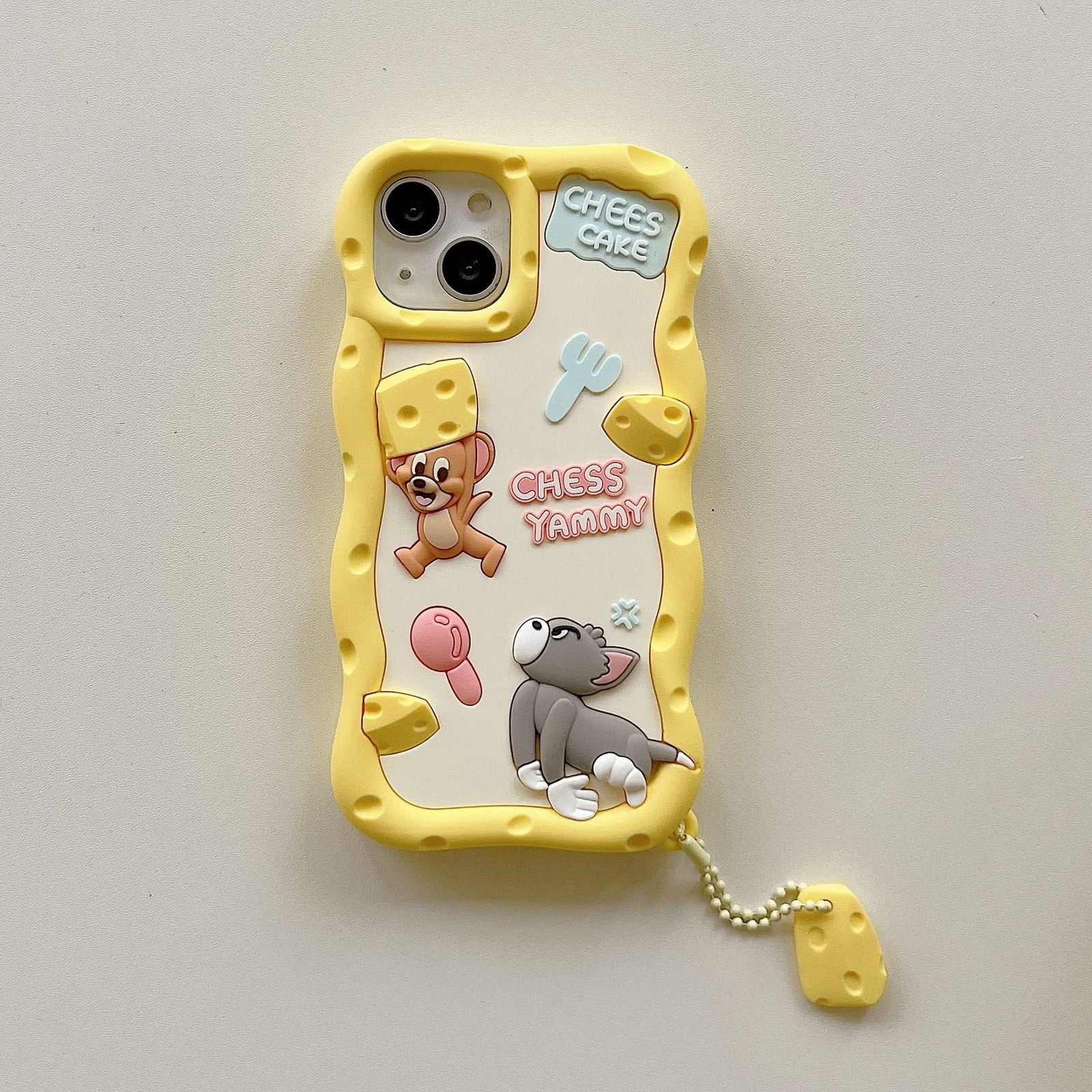 Tom and Jerry Cheese Silicone Case